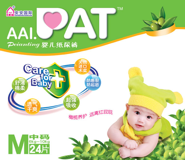 新PAT尿褲中碼24片