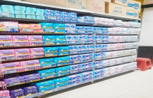 佩安婷升寶購物廣場佛山松崗店貨架展示