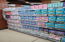 佩安婷重慶江津石蟆壹佳彗超市貨架展示 佩安婷重慶江津石蟆壹佳彗超市貨架展示