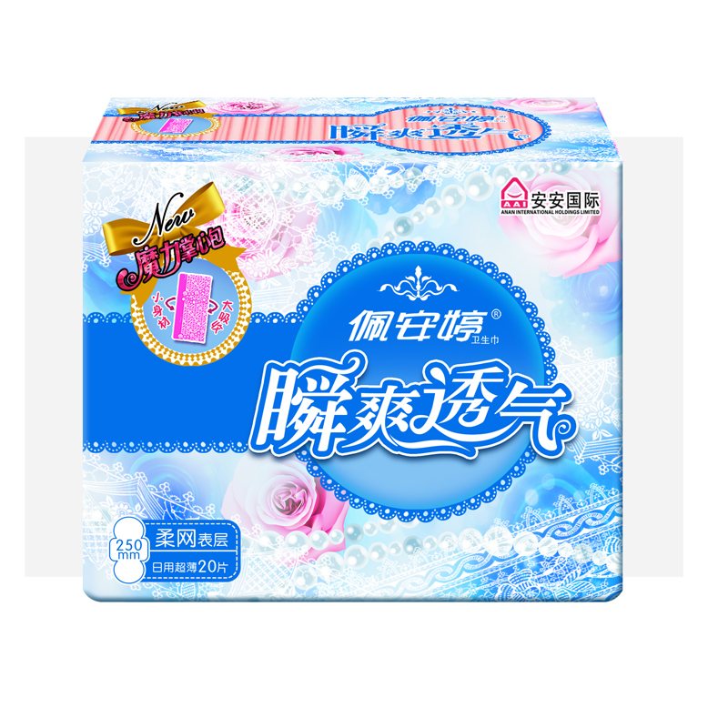 瞬爽透氣直條包20片日用柔網(wǎng)衛(wèi)生巾PT01078 瞬爽透氣直條包20片日用柔網(wǎng)衛(wèi)生巾PT01078