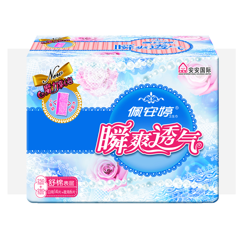 瞬爽透氣直條包20片日夜舒棉組合裝PT04205 瞬爽透氣直條包20片日夜舒棉組合裝PT04205