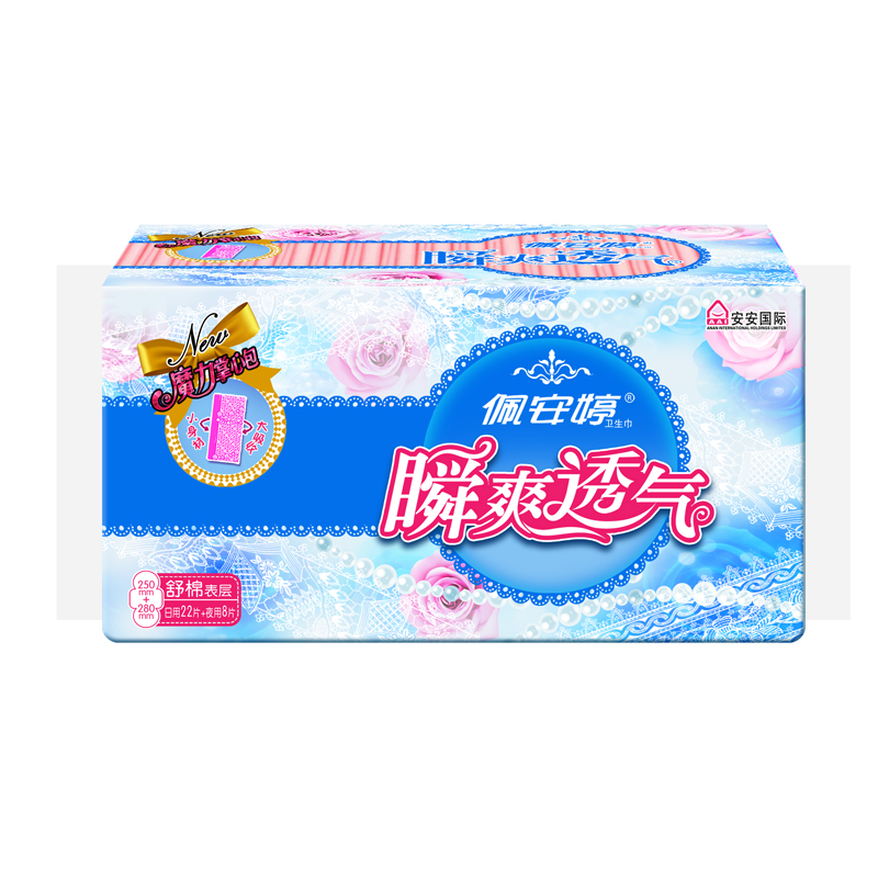 瞬爽透氣直條包30片日夜舒棉組合裝PT04207 瞬爽透氣直條包30片日夜舒棉組合裝PT04207